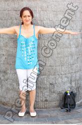 Whole Body Woman T poses White Casual Average